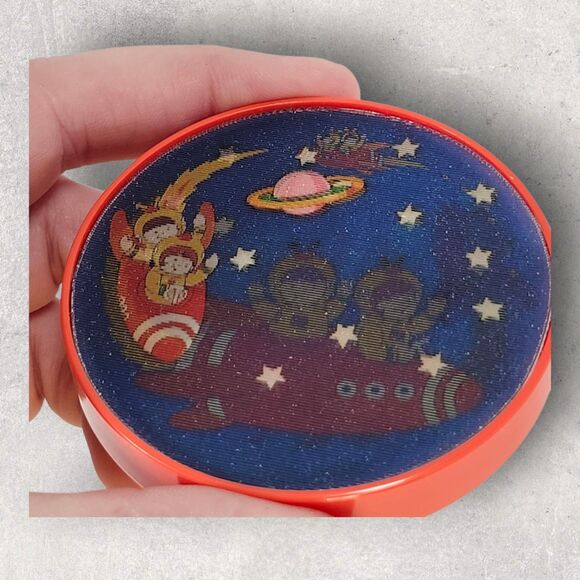 Vintage 1986 Avon Fun in Space Clip Pen Lenticular Rocket Kids Boxed Magic Toy - Picture 4 of 9